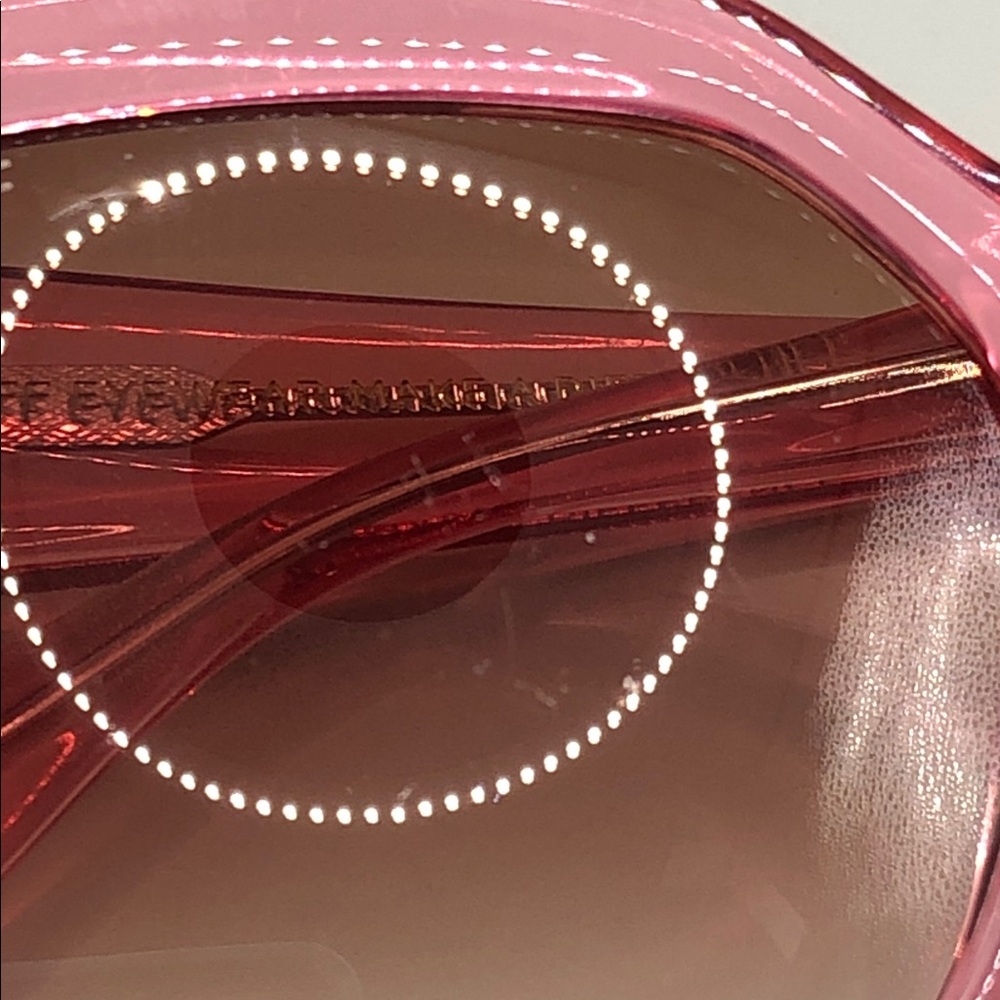 Diff Blaire sunglasses in candy pink crystal brown gradient sunglasses cat eye - Picture 6 of 13